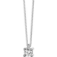 Collana Comete Donna Punto Luce in Oro bianco Diamante GLB1273 - GLB1273